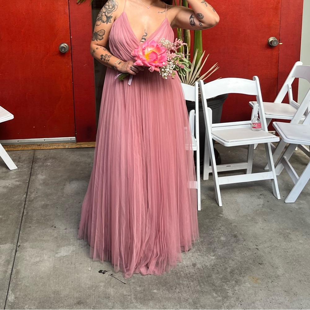 Pink tulle dress